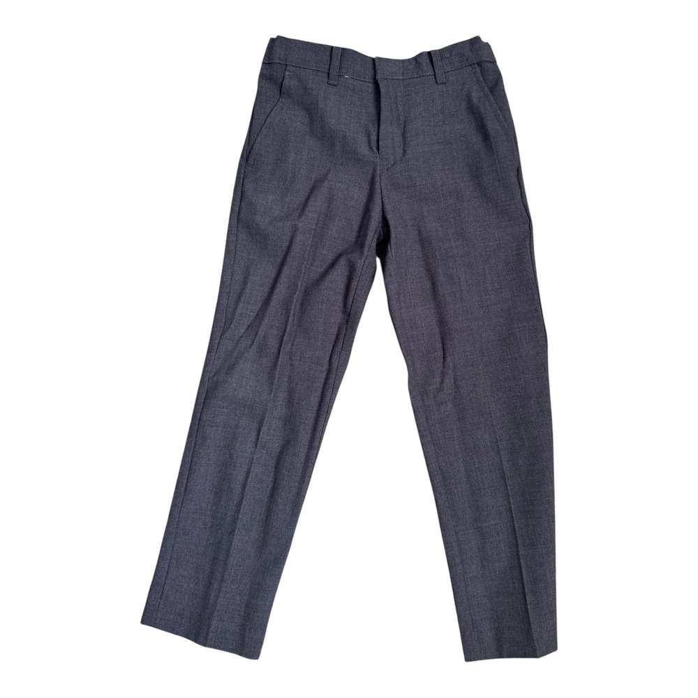 Chaps Boys Charcoal Gray Dress Pants Size 6 Regular Adjustable Waist‎